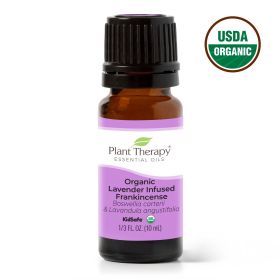 Organic Lavender Infused Frankincense Essential Oil Infusion 10 mL